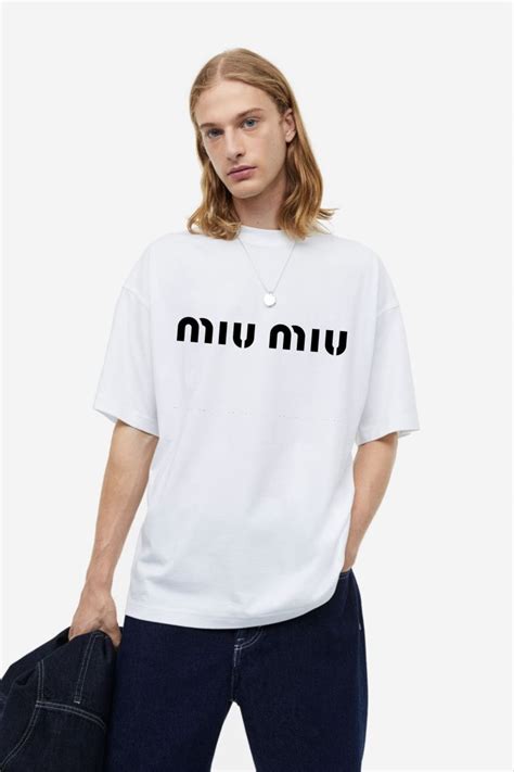 miu miu oversized tshirt